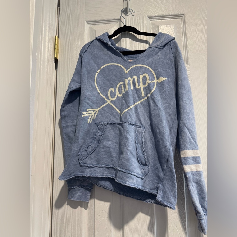 Girls Vintage Havana Blue Camp Sweatshirt